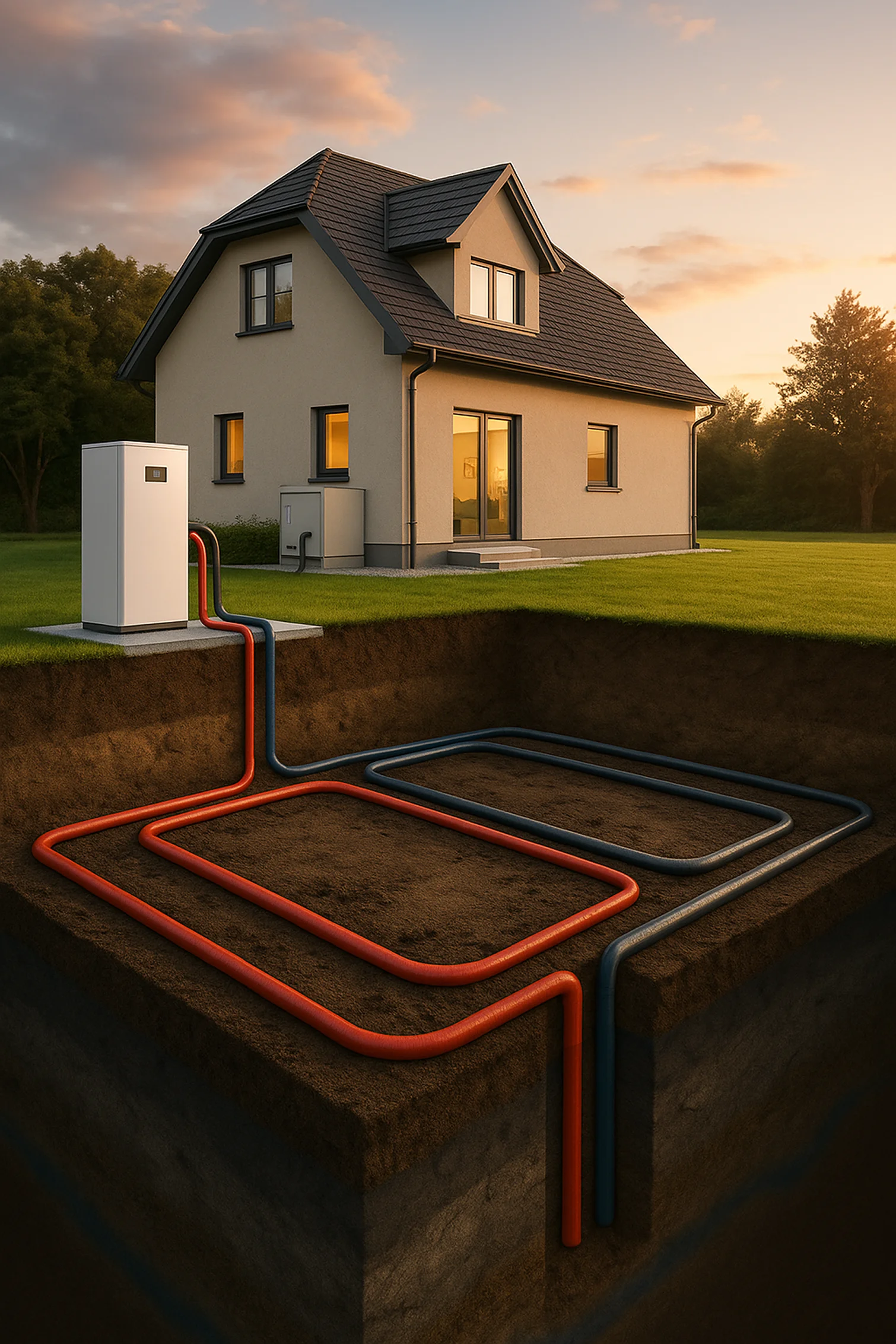 Pompy ciepła gruntowe Odwierty pod pompy ciepła